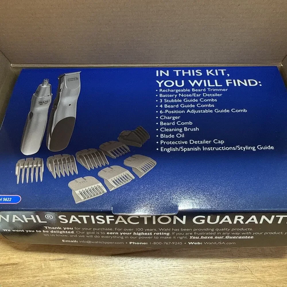 Wahl Groomsman Rechargeable Beard Trimmer kit, Model 5622